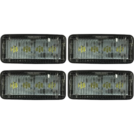 Tiger Lights 12V LED Tractor Light Kit For John Deere 8100 Flood Off-Road Light; JDKit-1